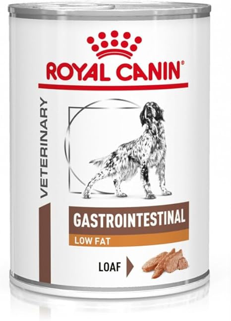 Royal Canin Veterinary Gastrointestinal Low Fat Mousse | 12 x 420g | Complete Diet Food for Adult Dogs | To Support Digestion and Obesity