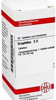 DHU Graphites C6 Tablets, Pack of 80 Tablets