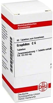 DHU Graphites C6 Tablets, Pack of 80 Tablets