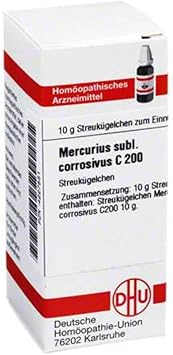 DHU Mercurius Sublimatus Corrosivus C200 10g Globules