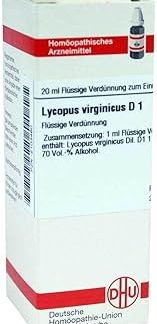 DHU Lycopus virginicus D1 Dilution, 20 ml solution