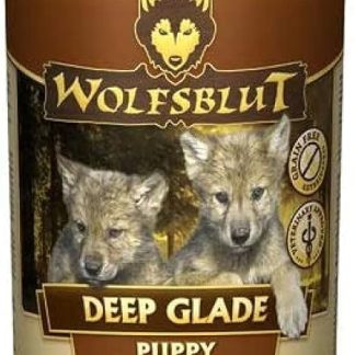 Wolfsblut - Deep Glade Puppy - 6 x 395 g - Red Deer and Water Buffalo - Wet Food - Dog Food - Grain Free