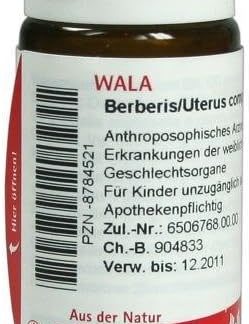 Berberis/Uterus Comp 20 g Globules PZN: 8784521