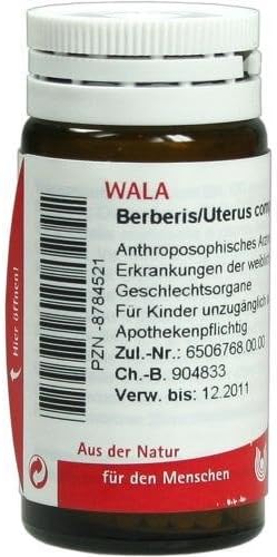 Berberis/Uterus Comp 20 g Globules PZN: 8784521
