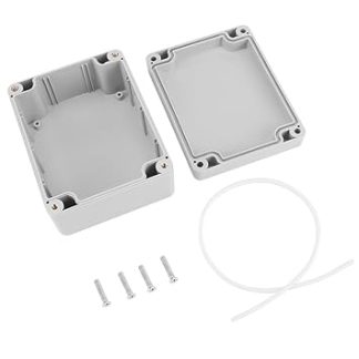 Waterproof Junction Box IP65 ABS Electric Project Box Instrument Housing Wiring Connection Box for Indoor Outdoor Electrics (115 x 90 x 55 mm)