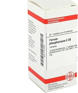 DHU Ferrum Phosphoricum C30 Tablets, Pack of 80 Tablets