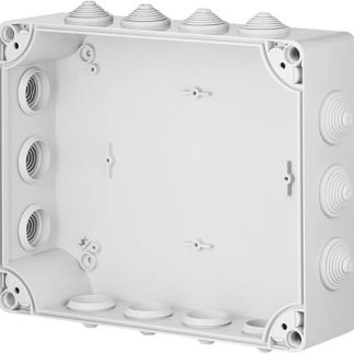 Industrial Air Box n/t 342 x 282 x 115 mm IP55 with 14 Chokes Grey 2723-02 Electro-plast 5902431691053