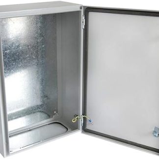 Steel Door Enclosure IP66 IK10 Grey Metal Housing 19 (1 Pack) - DEDS1012