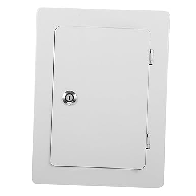 Kisangel Weatherproof Surface-Mounted Distribution Box Made of Outdoor Cable Box with Large Capacity Waterproof Project Box for TV Telephone Connections Safe Mounting for Outdoor Use