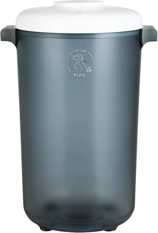 ELFIL Vacuum Pet Food Container - Airtight Storage Container for Dog, Cat & Bird Food, BPA-Free, 24 L
