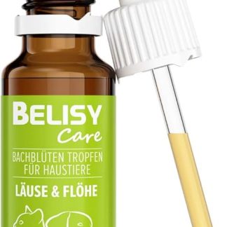 BELISY Lice & Fleas Bach Flower Drops for Dogs and Cats - For Lice & Fleas - Special Bach Flower Mix - 20 ml