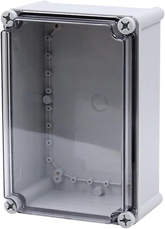 Junction Box, 1 Piece, 280 x 190 x 130 mm, ABS Transparent Cover, Junction Box, IP67, IP67 Waterproof Outdoor Junction Box, Waterproof Seal Button Box