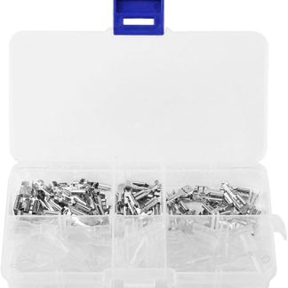 Bullet Connectors Kit, 200 Pieces Bullet Terminals Wire Connectors Male and Female with Insulating Sleeves, Car Bike Automotive Motorcycle Electrical Connector Kit