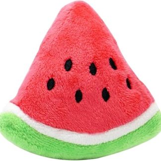 HANBOLI Dog Toy Watermelon Plush Squeaker Toy for Small Medium Dogs Pets Durable Pet Gift Tug of War Interesting Toy for Boredom