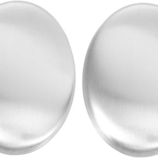 PRETYZOOM Pack of 2 Deodorising Soap Metal Soap Odour Remover Soap Scented Soap Kitchen Soap Odour Removal Soaps for Cooking Stainless Steel Soap for Home Stainless Steel Silver
