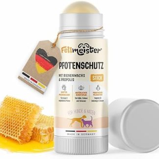 Fellmeister® Paw Balm, Nose Balm Dog & Cat as Stick, Paw Protection for Sensitive and Cracked Paws, Natural Ingredients with Beeswax, Made in Germany