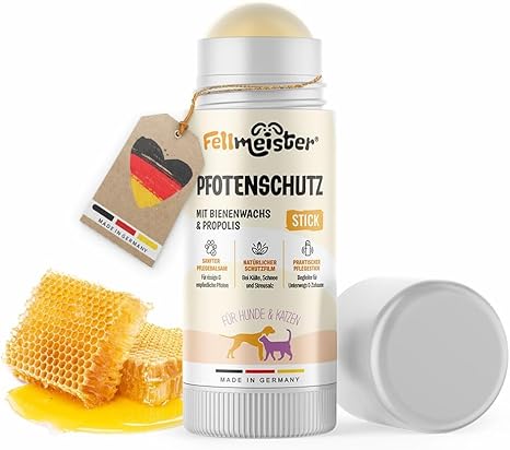 Fellmeister® Paw Balm, Nose Balm Dog & Cat as Stick, Paw Protection for Sensitive and Cracked Paws, Natural Ingredients with Beeswax, Made in Germany