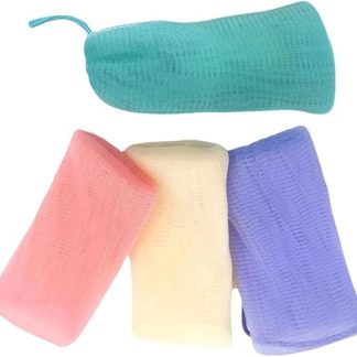 4stücke Netzseifenbeutel Für Dusche Seifensocke Aus Mesh Seifennetzbeutel Zum Schaum Erzeugen Seifensparbeutel Zum Aufhängen Geeignet Für Handgemachte Seife Gesichtsseife Und Mehr