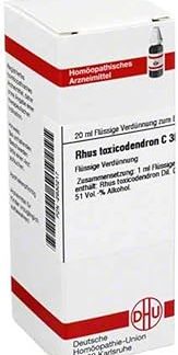 DHU Rhus Toxicodendron C30 Dilution, 20 ml Solution
