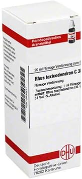 DHU Rhus Toxicodendron C30 Dilution, 20 ml Solution