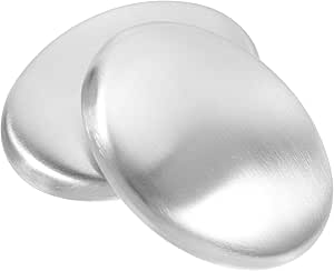 Hemobllo 2 x Stainless Steel Soap Metal Soap Odour Elimination for Hands Removal of Odours such as Onion and Garlic Kitchen and Restaurant