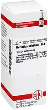 DHU Myristica Sebifera D3 Dilution, 20 ml Solution