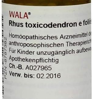 Rhus Tox E Foliis D12 20g Drops (Pack 8787382