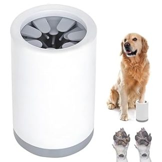 Paw Cleaner, Paw Cleaner for Dogs, Portable Dog Paw Cleaner, Removes Dirt & Dirt from Dog Paws, Soft Brushes