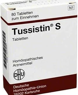 TUSSISTIN S Tablets Pack of 80