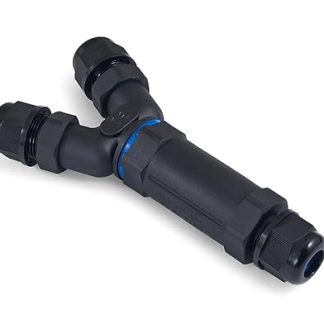 Cable Connection Airtight IP68 3-Pin 0.5-2.5 mm² Waterproof Electric Quick Coupling for Cables, Outdoor and Garden, Robust Housing