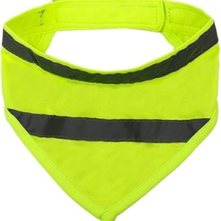 Reflective Dog Bandana, Triangle Dog Bandana, Bib, Adjustable Pet Scarf for Night Walks, Camping, Hunting, Travel