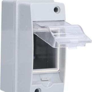 Verteilerschutzkasten Leistungsschalterkasten mit transparenter ABS-Abdeckung IP65 Wasserdichter Verteilerkasten für die elektronische Kommunikation an der Innenwand