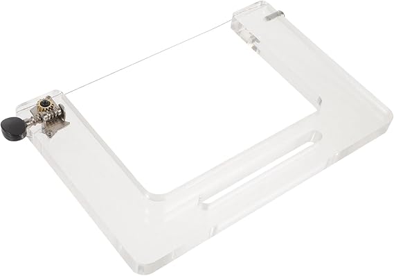 Soap Cutter for Household Soap Accessories Portable Soap Cutter Soap Cutting Tool Made of Metal and Acrylic for Daily Use