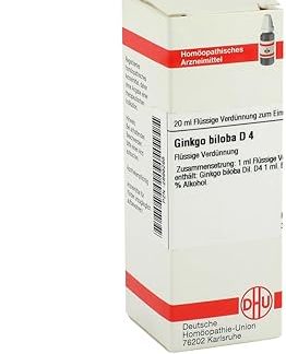 Ginkgo Biloba D 4 Dilution 20 ml