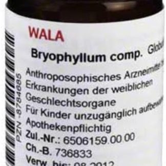 Bryophyllum Comp. 20g globules.