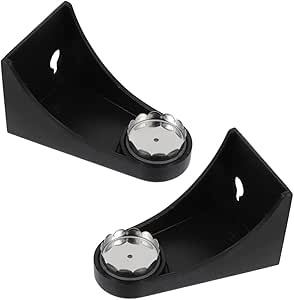 VALICLUD Magnetic Soap Holder Wall Mounted Pack of 2 Black Rust Resistant Suction Cup Holder for Bathroom Kitchen Glossy Surfaces