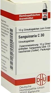 Sanguinaria C30 DHU Globules, 10 g Globules
