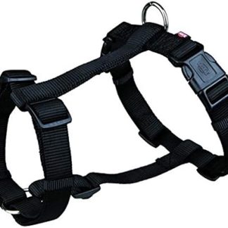Trixie 20331 Premium H harness, S-M: 42-60cm / 15mm, black