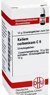 DHU Potassium carbonicum C6 Scattering Balls 10 g Globules