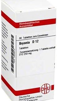 DHU Bryonia D12 Tablets, Pack of 80 Tablets