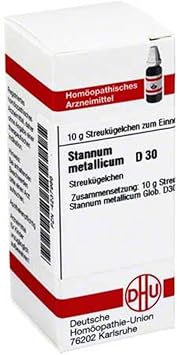 STANNUM METALLICUM D 30 Globules 10 g