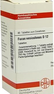 DHU Fucus Vesiculosus D12 Tablets, Pack of 80 Tablets