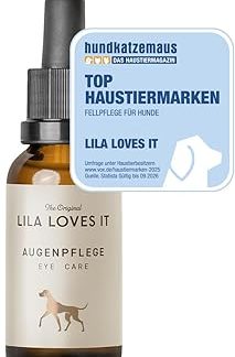 Eye Care for Dogs - Gentle Cleansing, Soothes and Regenerates, Removes Incrustations and Dirt, Moisturises, with Cooling Effect, Eye Care by Purple Loves It, 30 ml