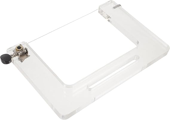 TOYANDONA Seifenschneider aus Acryl mit Stahlseil Langlebiges Selbstgemacht Seifenschneidewerkzeug für Kalt und Heißverfahren Vielseitiges Bastelzubehör für Seifenherstellung