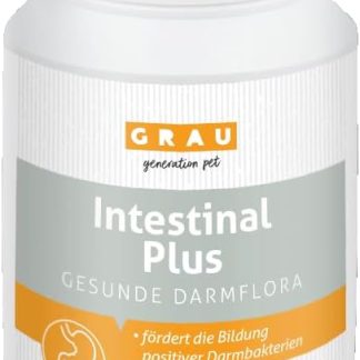 GRAU - The Original Intestinal Plus Tablets for Rebuilding the Intestinal Flora, with Important Probiotics and Intestinal Bacteria, Pack of 60, Supplementary Feed for Dogs and Cats