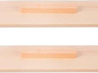 Angoily Pack of 2 Solid Wooden Lids Loaf Soap Mould Toast Mould Lid for Soap Making Handmade Soap Mould Covers Tool Lid for Soap Mould Mould Made of Epoxy Resin Toaster Wooden