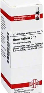 HEPAR SULFURIS D 12 Dilution 20 ml