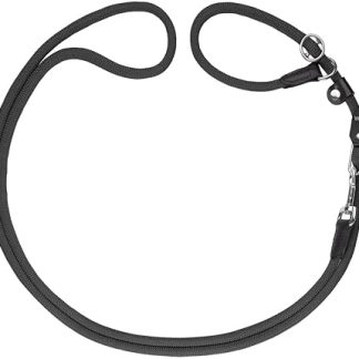 HUNTER Freestyle Retriever-Training Lead with Stop Ring, Size 10/260, Black