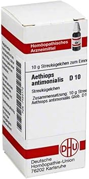 Aethiops antimonialis D10 DHU Globules 10 g Globules