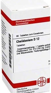 CHELIDONIUM D 12 Tablets Pack of 80